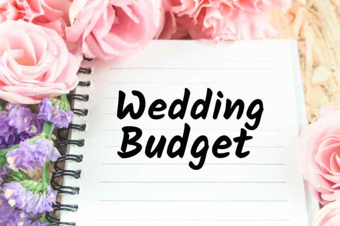 Wedding budget tips creating shares