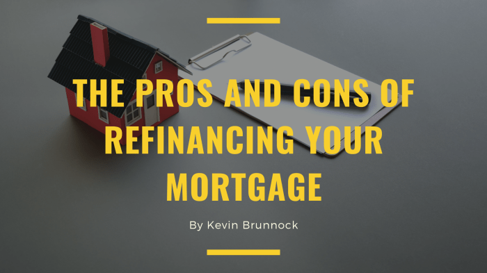 Mortgage refinance refinancing considering