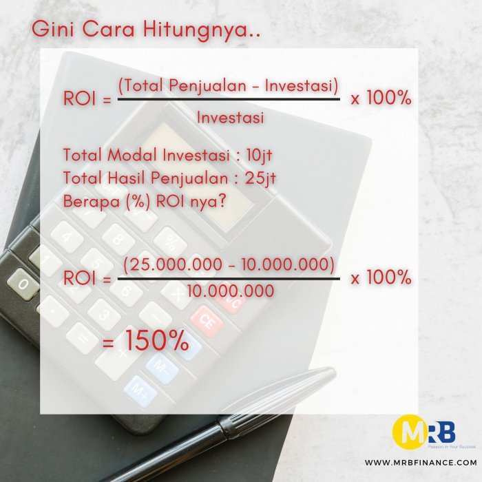 Cara menghitung return investasi untuk pemula