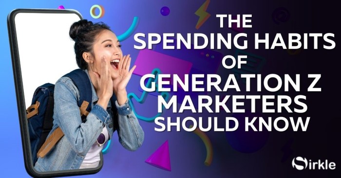 Habits purchasing millennials genz