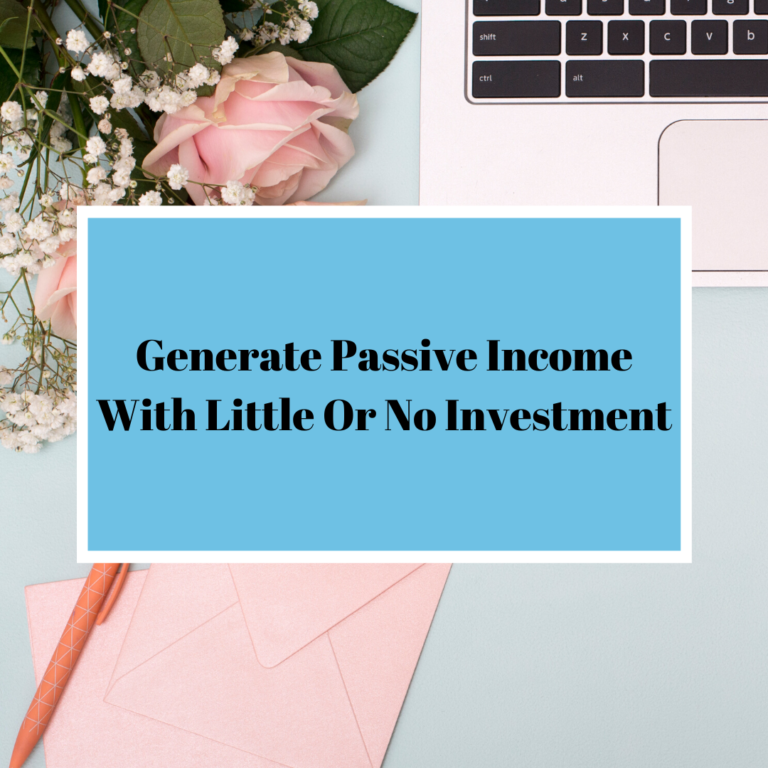 Cara mendapatkan passive income jangka pendek dengan modal minim