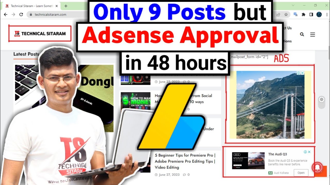 Membangun website yang diterima Adsense dengan cepat