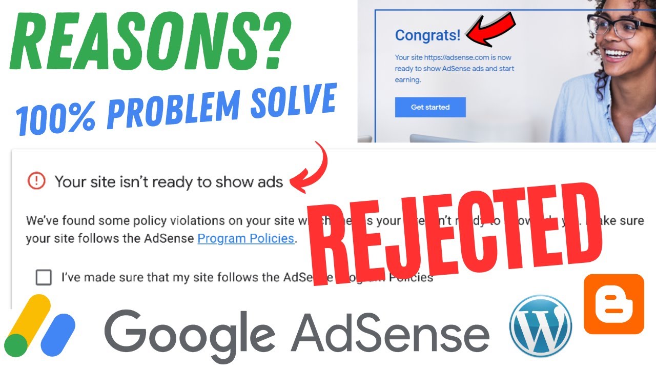 Mengatasi masalah penolakan Adsense pada website