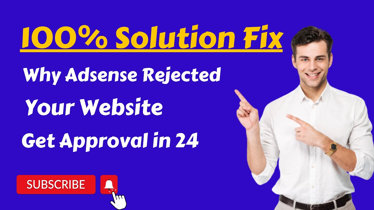 Mengatasi masalah penolakan Adsense pada website
