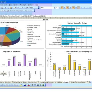 Download template laporan keuangan sederhana excel gratis