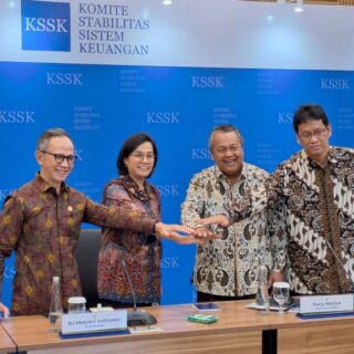 Ojk infinity officials attended jakarta launches financial innovation digital center launching