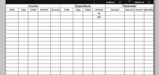 Contoh laporan keuangan sederhana excel untuk usaha dagang