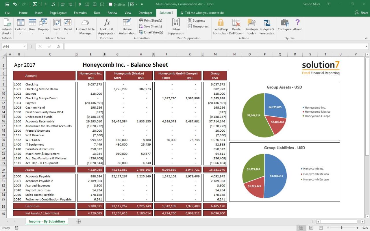 Download template laporan keuangan sederhana excel gratis