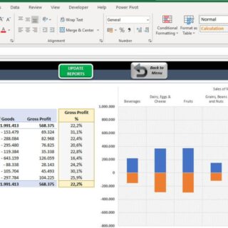 Contoh laporan keuangan sederhana toko kelontong excel