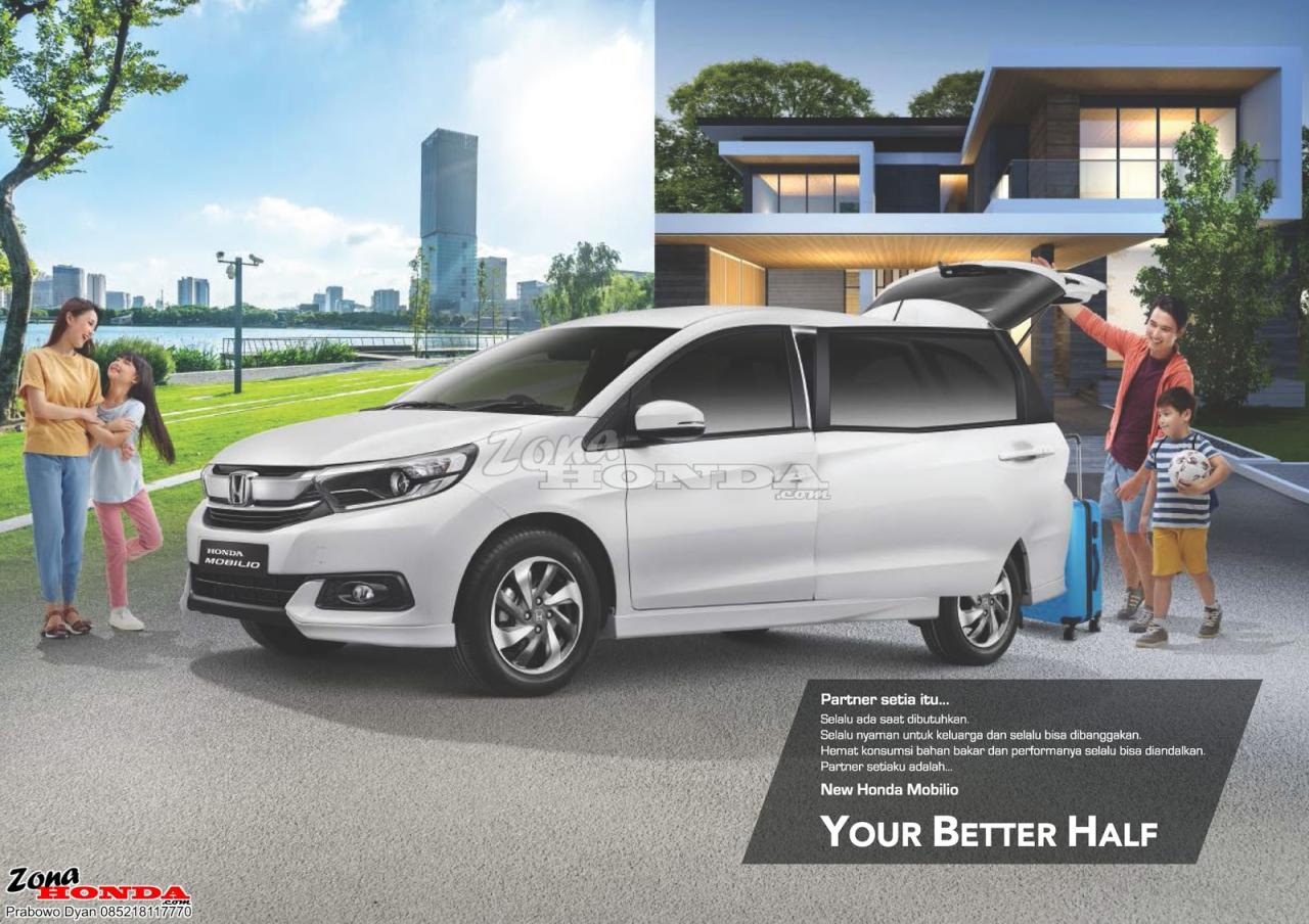 Brosur kredit Honda Mobilio terbaru dengan berbagai pilihan tenor