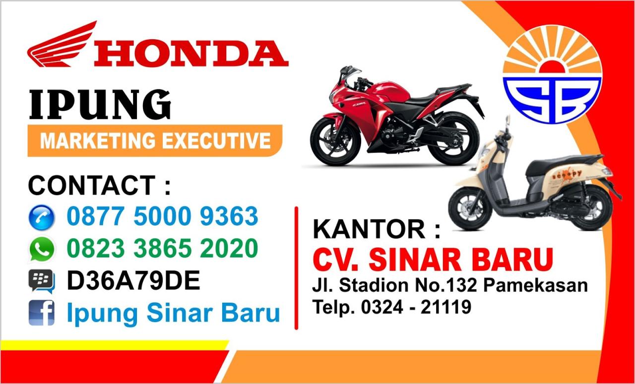 Brosur kredit motor Honda Cirebon serta syaratnya