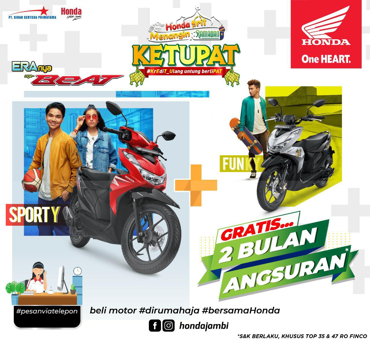 Brosur kredit motor Honda terbaru di Pandeglang