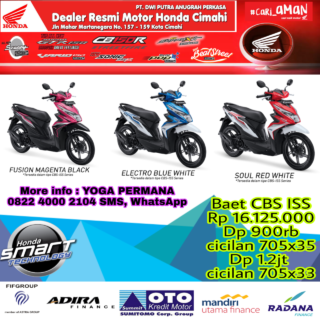 Brosur kredit motor Honda wilayah Solo Raya tahun 2019