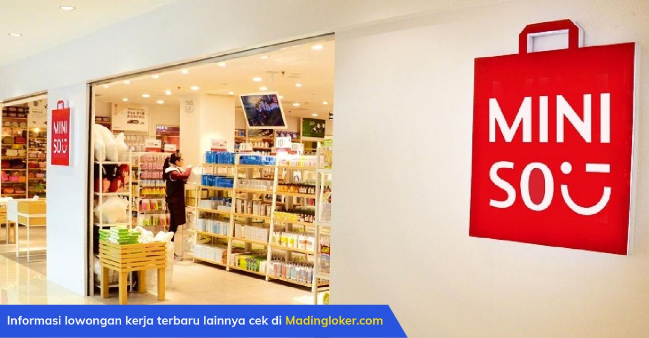Miniso chinese topcareer qz toko sukses japonesa reuter brengt nederland hippe kisah vestiging buka kerja lowongan syaratnya picale hipwee Bisnis dan produk yang ditawarkan PT Miniso Lifestyle Trading Indonesia