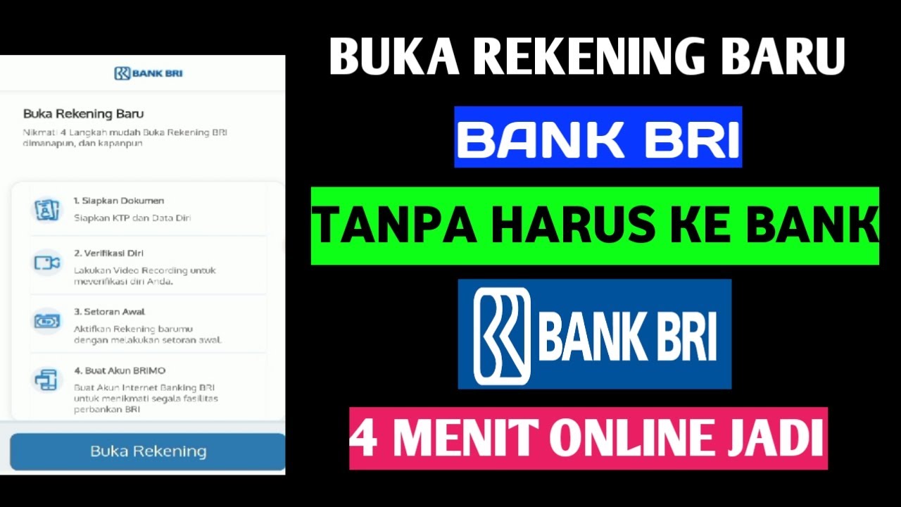 Cara mudah daftar nabung saham di BRI untuk pemula