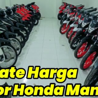 Brosur kredit motor Honda Manado beserta angsurannya