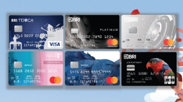 Daftar limit pinjaman bank bri untuk kartu kredit