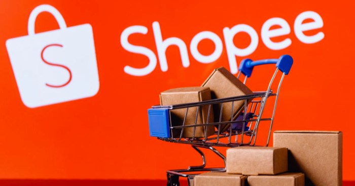Website shopee untuk belanja online dan pembayaran