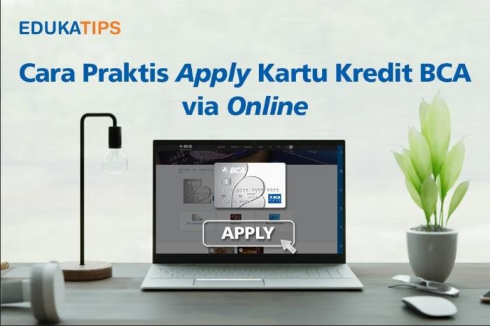 Formulir pembuatan kartu kredit BCA melalui website