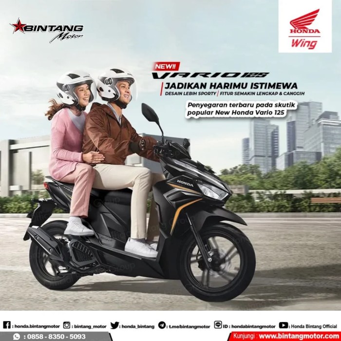 Kredit motor honda vario 125 dp 5 juta cicilan ringan
