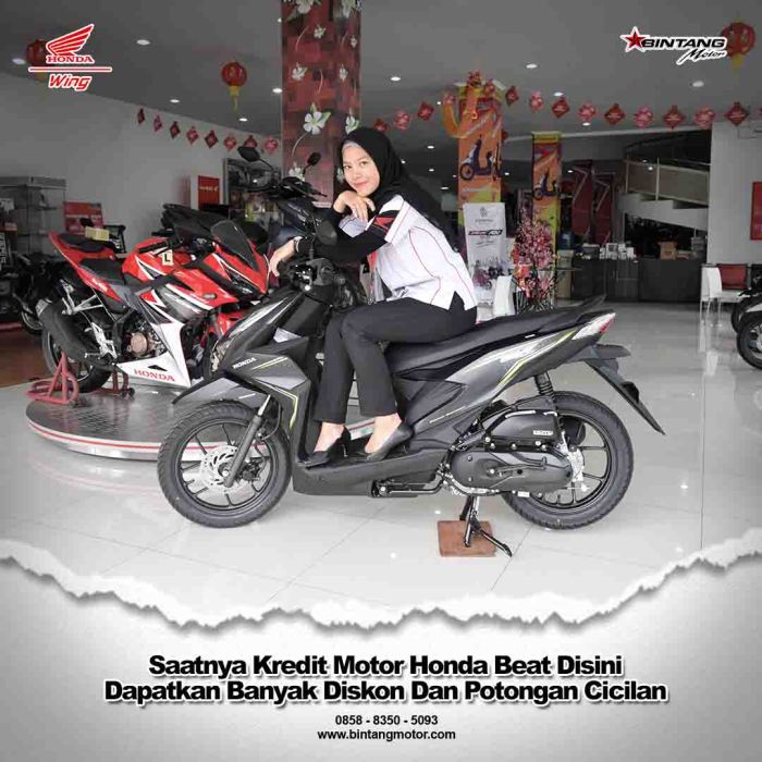 Kredit motor honda beat dp murah cicilan ringan