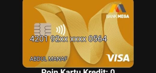 Persyaratan dan bunga kartu kredit Mega