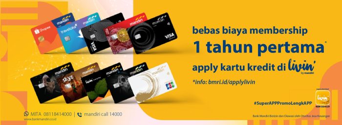 Syarat pengajuan kartu kredit Mandiri dan dokumen yang dibutuhkan