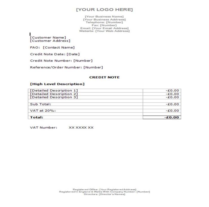 Credit note example examples template invoice notes word templates invoices documents document samples above these choose board