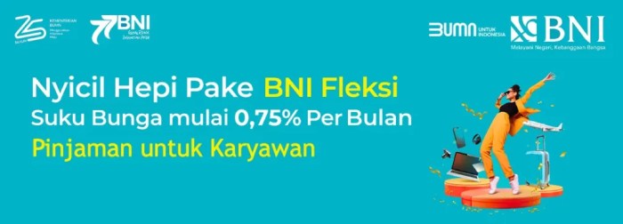 Pinjaman online BNI khusus karyawan swasta dengan bunga rendah