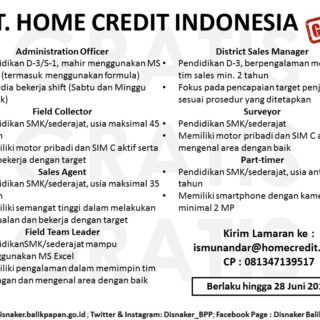 Persyaratan kredit motor Honda 2021 di PT Home Credit Indonesia
