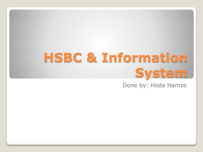 Informasi produk dan layanan hsbc bank