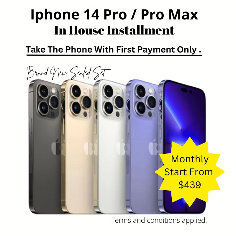 Kredit iphone 14 pro max dengan cicilan murah