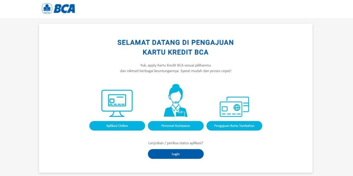 Prosedur pengajuan kartu kredit bca secara online