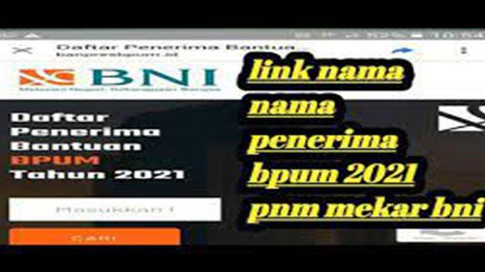 Bpum blt cair klik cek daftar begini umkm bri eform tahap bantuan ktp modal Link eform BNI untuk pinjaman BPUM 2023 dan panduannya