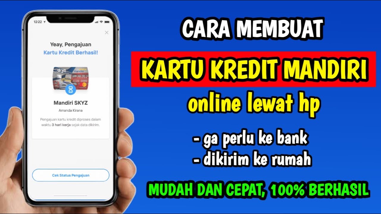 Syarat pengajuan pinjaman mandiri untuk kartu kredit