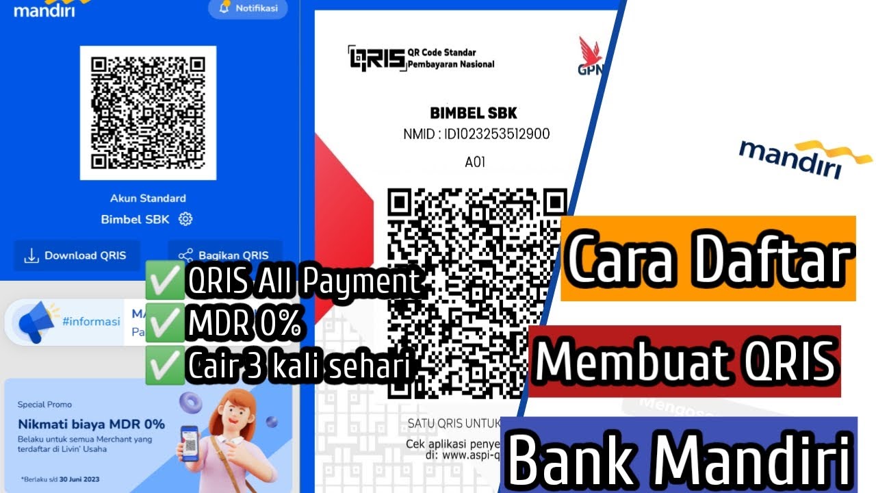 Cara menggunakan qris mandiri untuk pembayaran online