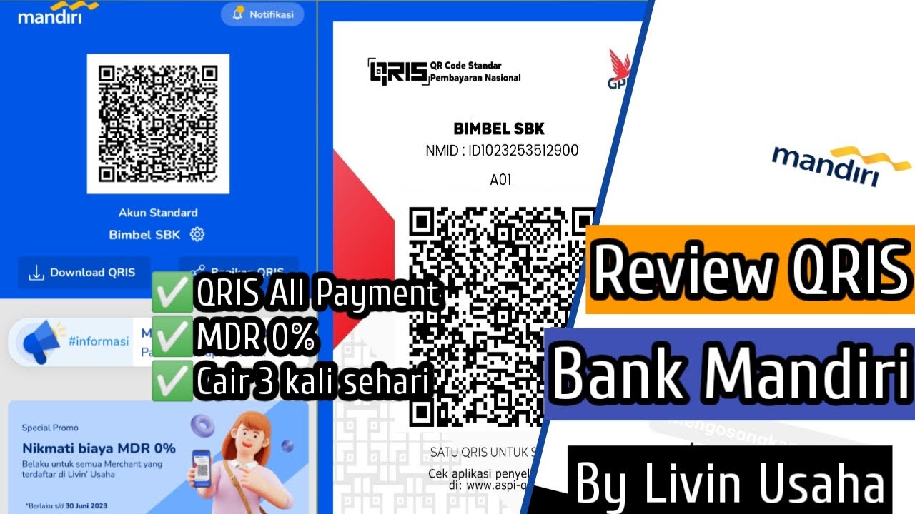 Cara menggunakan qris mandiri untuk pembayaran online