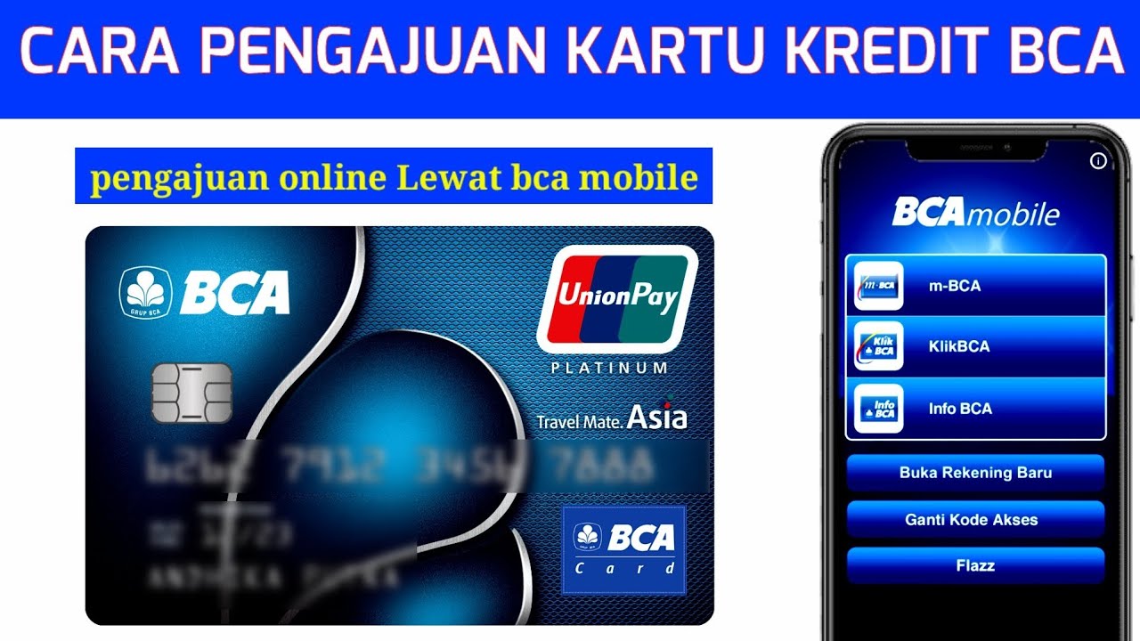 Bca platinum mastercard kartu kredit Langkah-langkah pengajuan kartu kredit BCA secara online