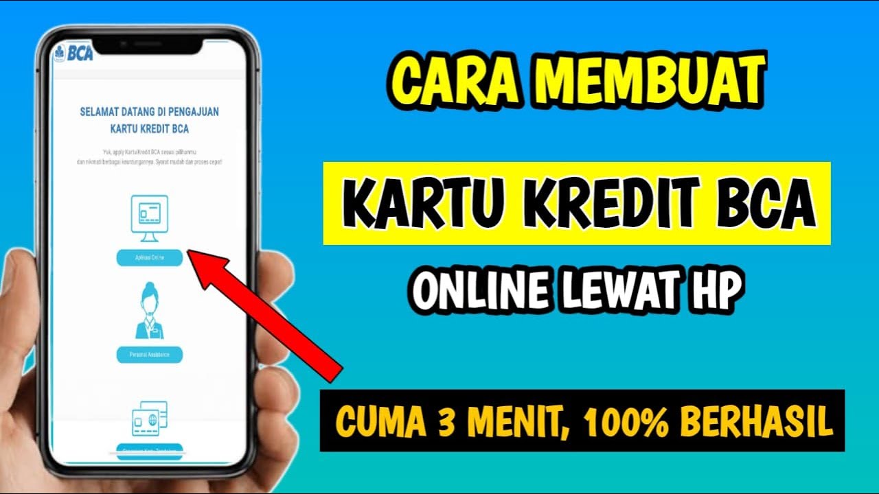 Prosedur pengajuan kartu kredit bca secara online