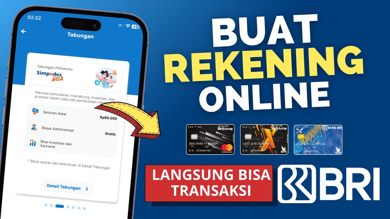 Bagaimana cara mencari pinjaman bank BRI secara online