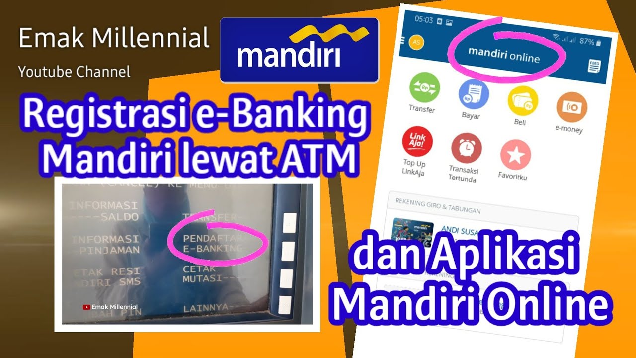 Mandiri melalui mesin banking mendaftar atm Mandiri melalui mesin banking mendaftar atm